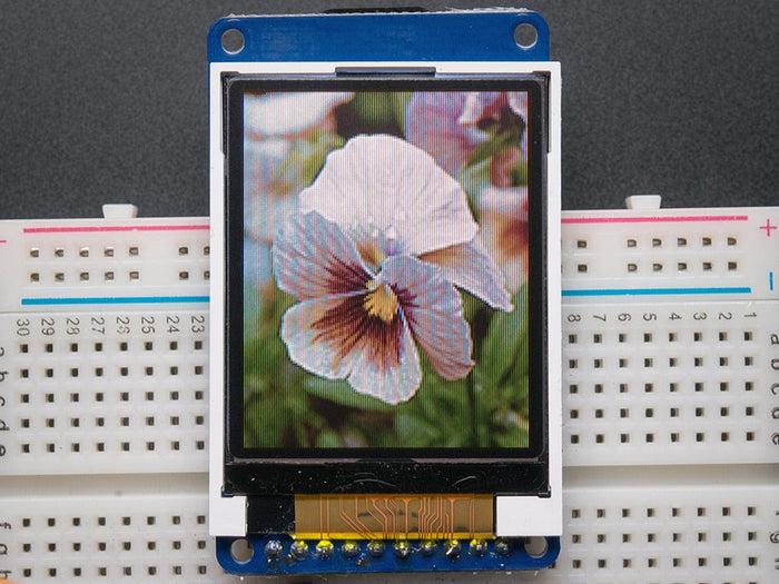 1.8" SPI TFT display, 160x128 18-bit color - ST7735R driver [discontinued] by The Pi Hut - The Pi Hut