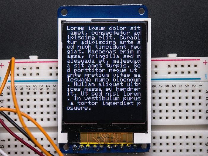 1.8" SPI TFT display, 160x128 18-bit color - ST7735R driver [discontinued] by The Pi Hut - The Pi Hut