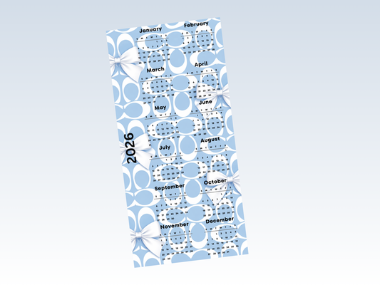 2026 Year at a glance | A6 Rings | Blue Coach Bows