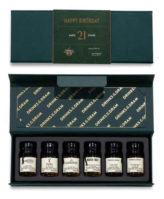 21st Birthday Whisky 6 Dram Tasting Set 18cl