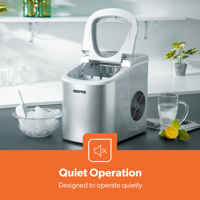 2.2L Countertop Ice Cube Maker - Fast, Automatic & Portable Ice Machine