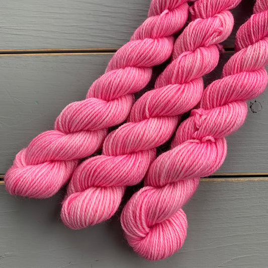 25 Gram Mini - Bubblegum - Merino Nylon Sock