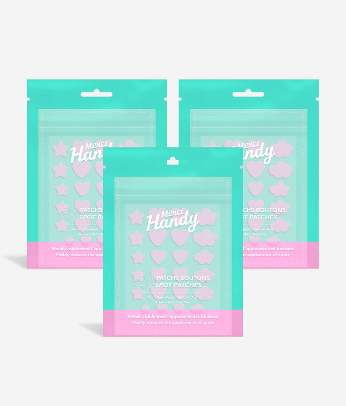 3 x 24 Patchs Boutons