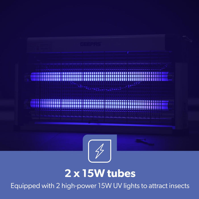 30W Electric Indoor Fly & Insect Zapper With UV Light