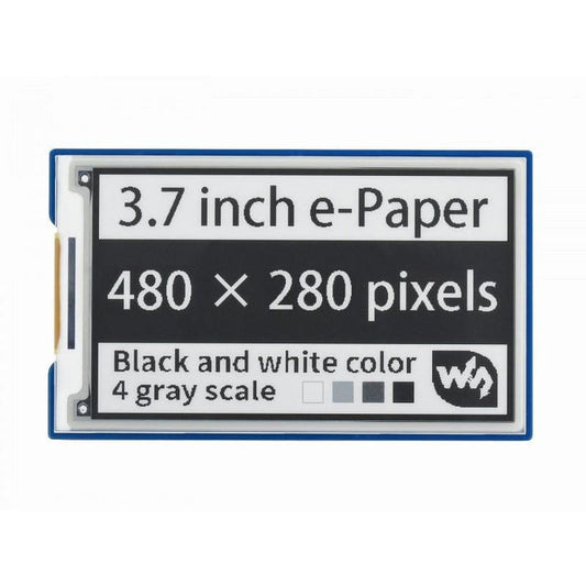 3.7" E-Ink Display HAT for Raspberry Pi (480×280) by Waveshare - The Pi Hut