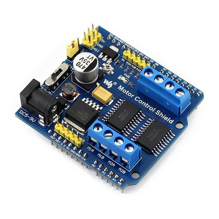 4-Channel Motor Control Shield for Arduino [Discontinued] by Waveshare - The Pi Hut