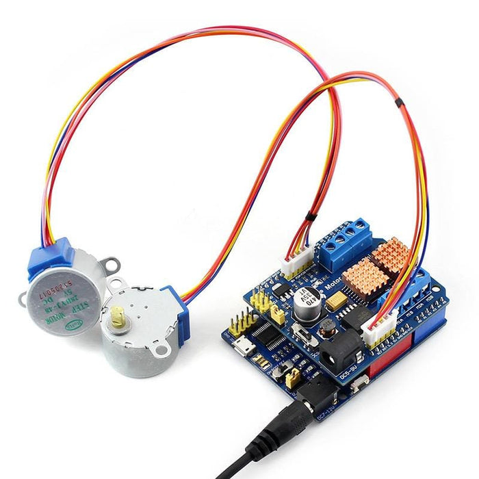 4-Channel Motor Control Shield for Arduino [Discontinued] by Waveshare - The Pi Hut