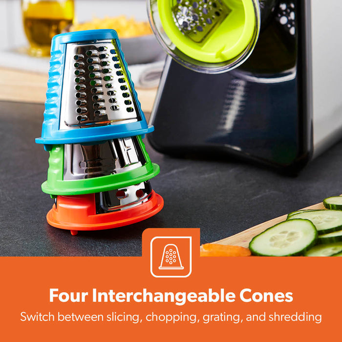 4-In-1 Multifunctional Salad Maker, Electric Grater and Food Processor