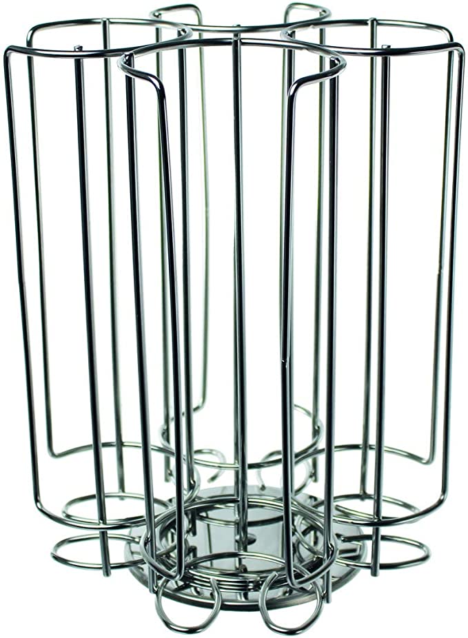 52 Piece 4 Row Tassimo Compatible Coffee Pod Capsule Holder Stand with 360 Rotatable Base