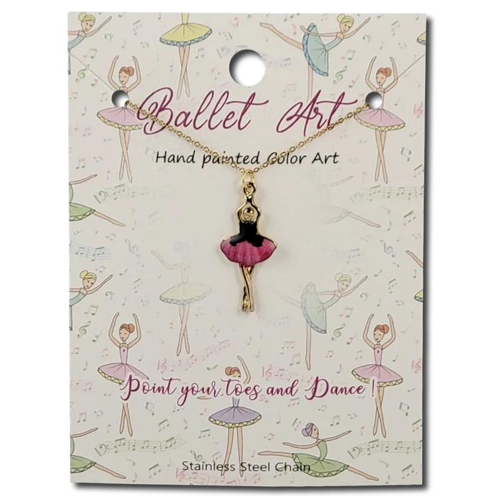 53416 Painted Ballerina Necklace