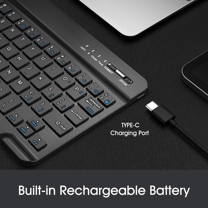 7-Inch Ultrathin Wireless Bluetooth Keyboard for iPad/iPhone/Android Tablets | Fintie