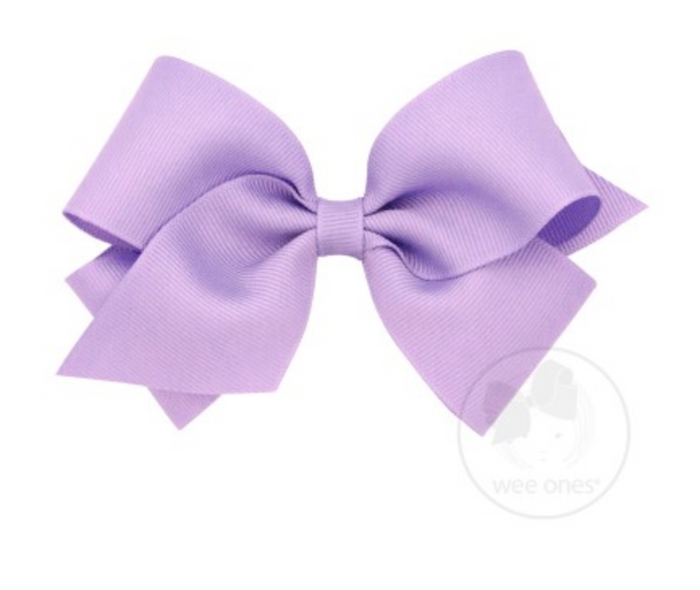 7662-G Small Solid Grosgrain Basic Bow (FINAL SALE)