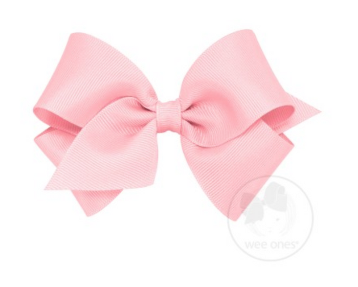 7662-G Small Solid Grosgrain Basic Bow (FINAL SALE)