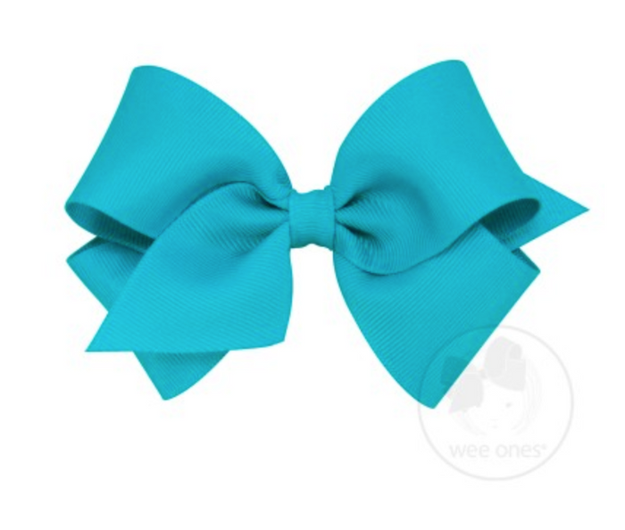 7662-G Small Solid Grosgrain Basic Bow (FINAL SALE)