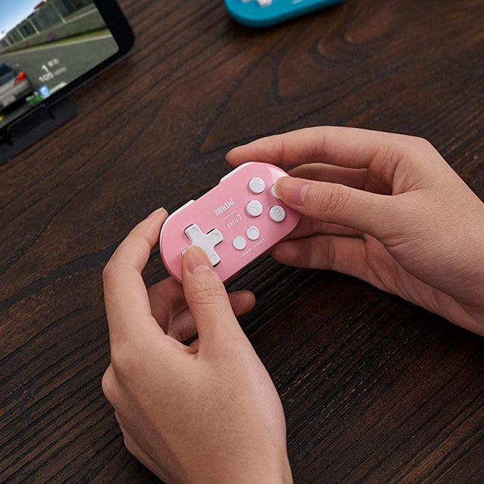 8BitDo Zero 2 Bluetooth Gamepad - Pink Edition by 8BitDo - The Pi Hut
