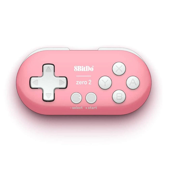8BitDo Zero 2 Bluetooth Gamepad - Pink Edition by 8BitDo - The Pi Hut