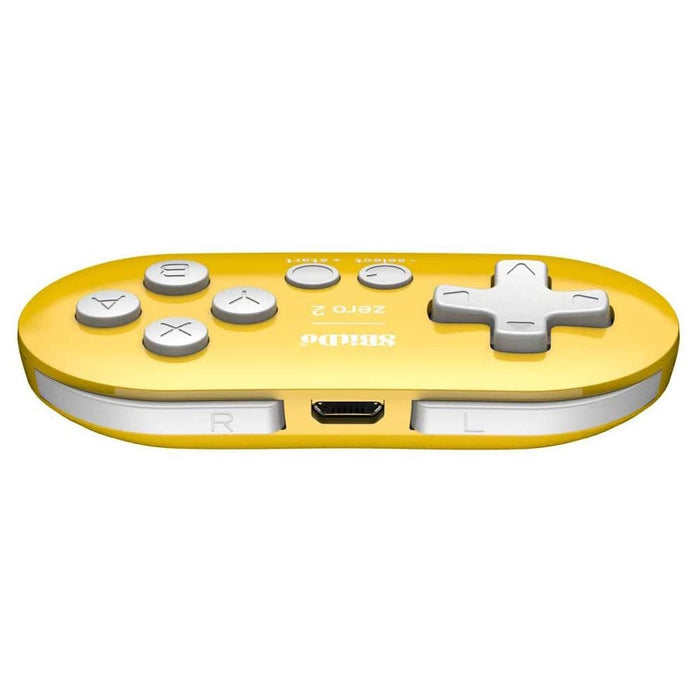 8BitDo Zero 2 Bluetooth Gamepad - Yellow Edition by 8BitDo - The Pi Hut