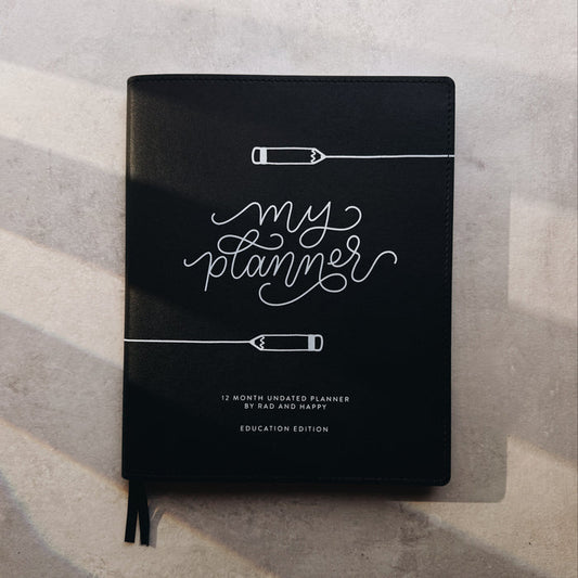 8x10 Undated Education Planner - Pencil Edition