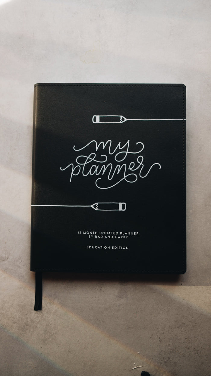 8x10 Undated Education Planner - Pencil Edition