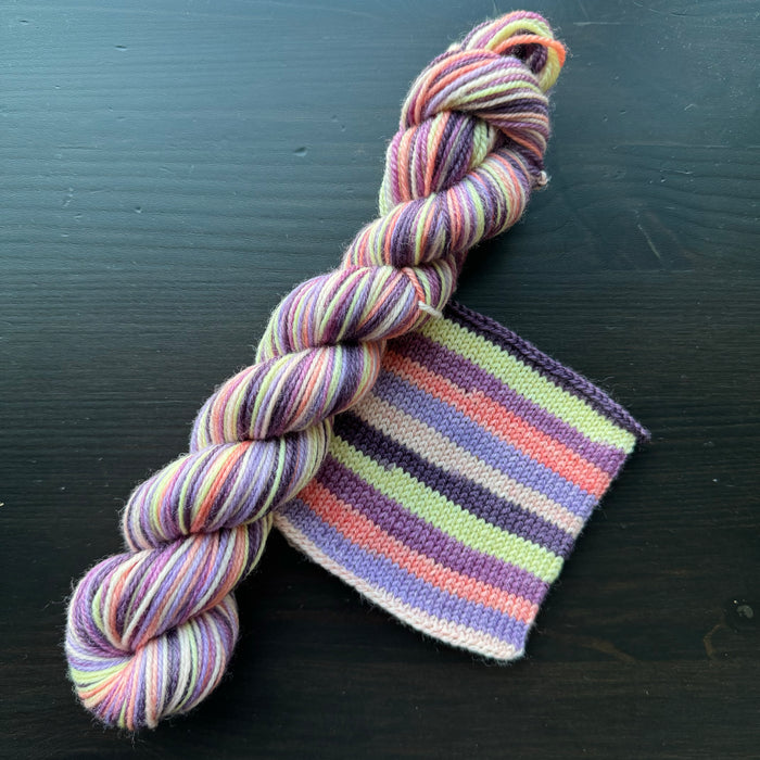 On The Horizon - Self Striping Merino Nylon Sock