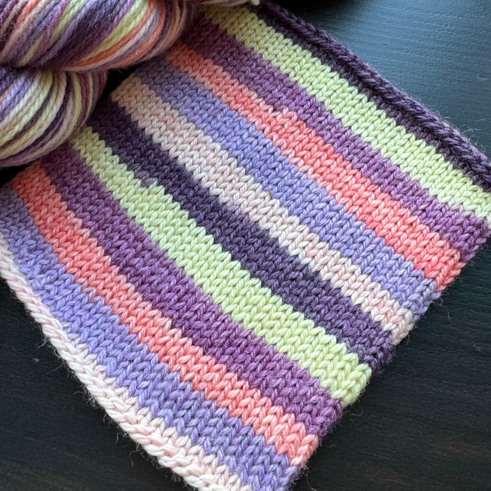 On The Horizon - Self Striping Merino Nylon Sock