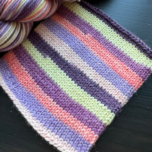 On The Horizon - Self Striping Merino Nylon Sock