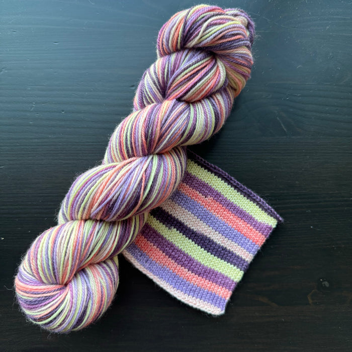 On The Horizon - Self Striping Merino Nylon Sock