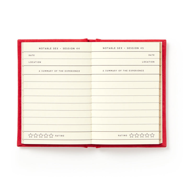 A Tiny Sex Diary Journal Brass Monkey Goods