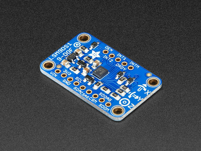 Adafruit 9-DOF Accel/Mag/Gyro+Temp Breakout Board - LSM9DS1 by Adafruit - The Pi Hut