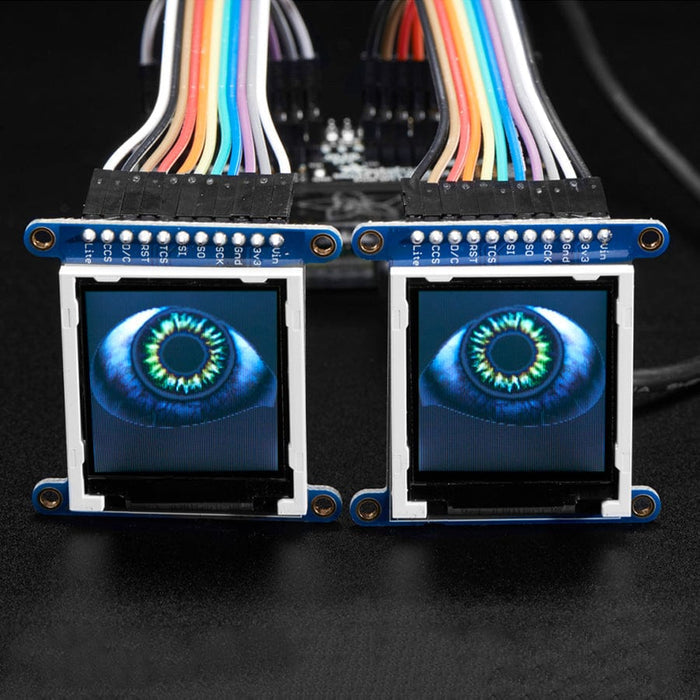 Adafruit Animated Eyes Bonnet for Raspberry Pi Mini Kit - Without Displays by Adafruit - The Pi Hut