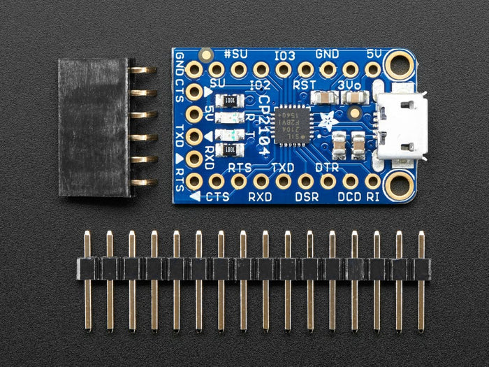 Adafruit CP2104 Friend - USB to Serial Converter [Discontinued] by Adafruit - The Pi Hut