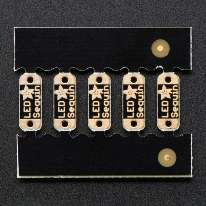 Adafruit LED Sequins - Emerald Green - Pack of 5 by Adafruit - The Pi Hut