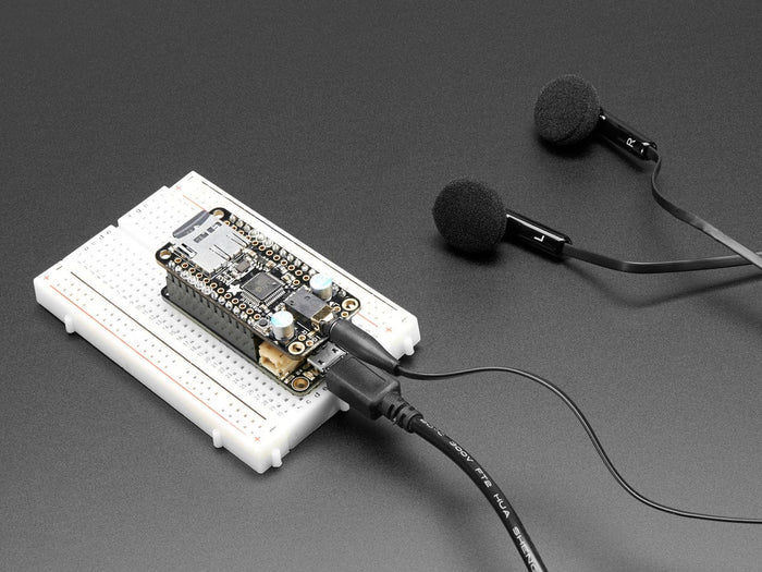 Adafruit Music Maker FeatherWing - MP3 OGG WAV MIDI Synth Player by Adafruit - The Pi Hut