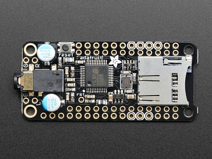 Adafruit Music Maker FeatherWing - MP3 OGG WAV MIDI Synth Player by Adafruit - The Pi Hut