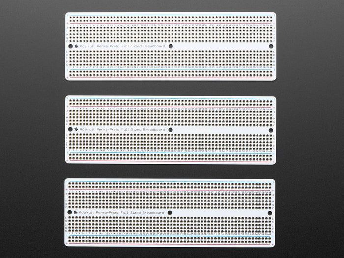Adafruit Perma-Proto Full-sized Breadboard PCB - 3 Pack! by Adafruit - The Pi Hut