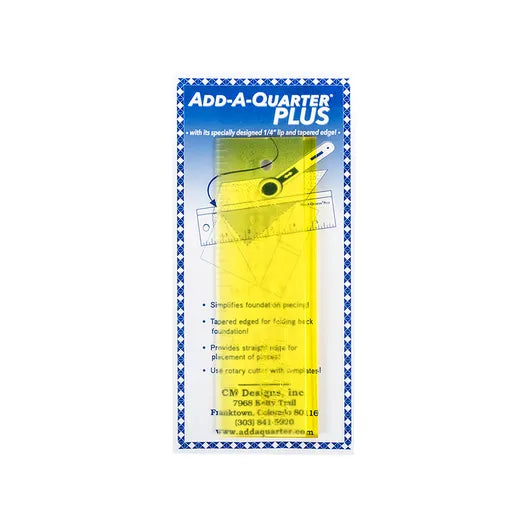 Add-A-Quarter Plus 6 Inch Ruler