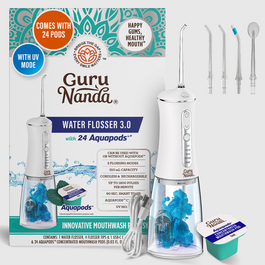 Advanced Water Flosser 3.0 with UV & 24 Aquapods