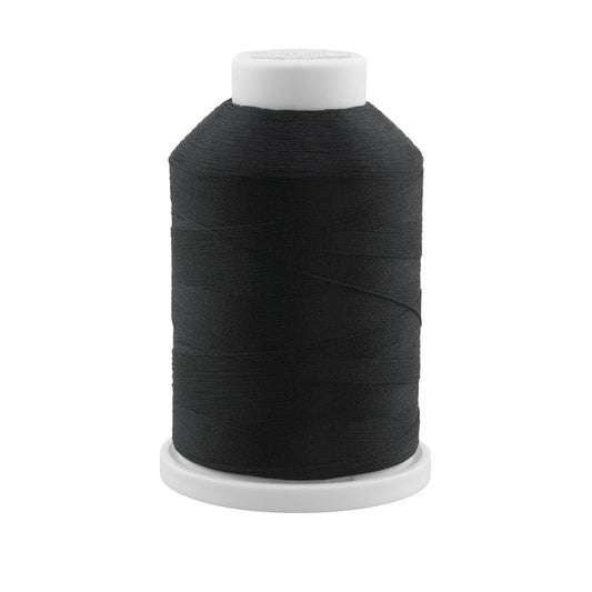 Aeroflock Serger Thread, Black 8000