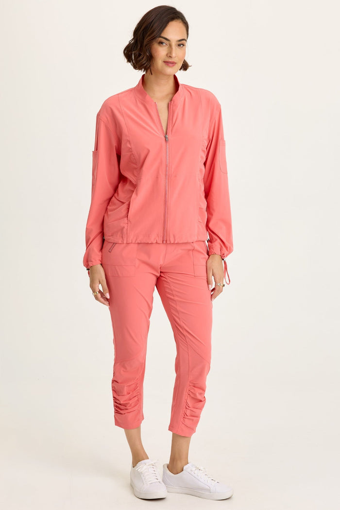 Wearables Aksana Whisper Stretch Ruched Active Slim Pant