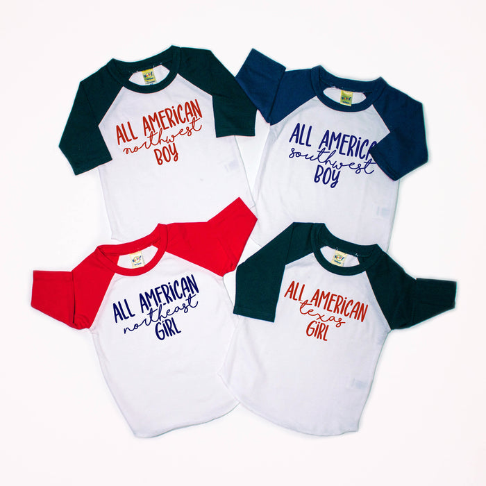 All-American Family Raglan
