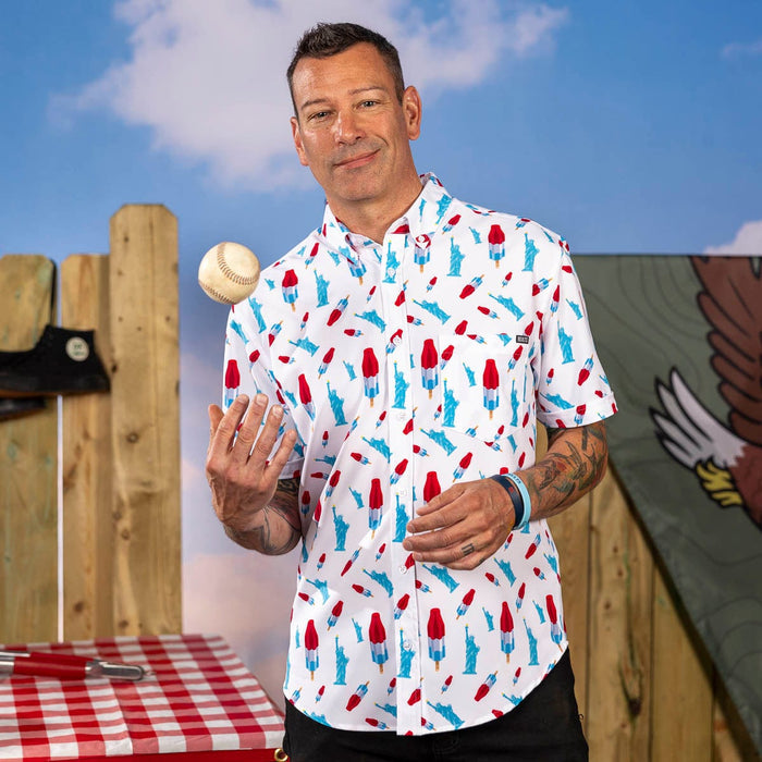 RSVLTS RSVLTS Short Sleeve Shirt America Pops & Freedom – KUNUFLEX Short Sleeve Shirt (Legends Edition) America Pops & Freedom – KUNUFLEX Short Sleeve Shirt (Legends Edition)
