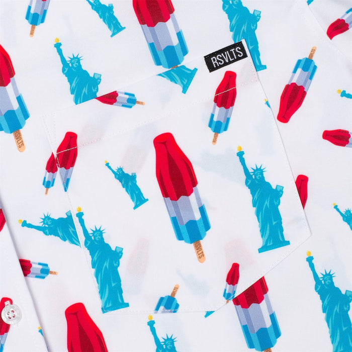 RSVLTS RSVLTS Short Sleeve Shirt America Pops & Freedom – KUNUFLEX Short Sleeve Shirt (Legends Edition) America Pops & Freedom – KUNUFLEX Short Sleeve Shirt (Legends Edition)