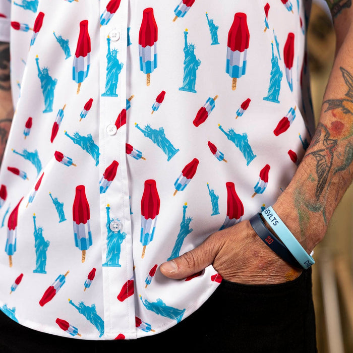 RSVLTS RSVLTS Short Sleeve Shirt America Pops & Freedom – KUNUFLEX Short Sleeve Shirt (Legends Edition) America Pops & Freedom – KUNUFLEX Short Sleeve Shirt (Legends Edition)