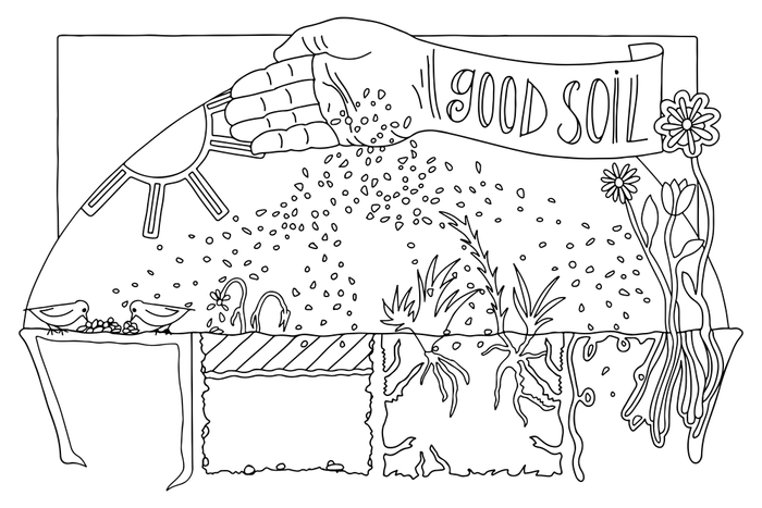 An Illustrated Earth Curriculum Coloring Page
