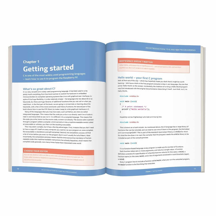 An Introduction to C & GUI Programming [Discontinued] by Raspberry Pi Press - The Pi Hut