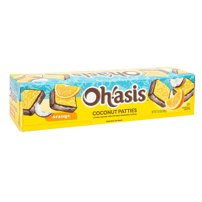 Anastasia Orange Coconut Patties 12oz Box - 12ct