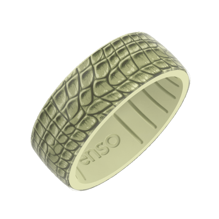 Animal Prints Silicone Ring - Gator Skin
