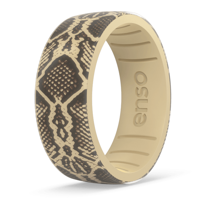 Animal Prints Silicone Ring - Snake Scales