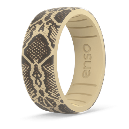 Animal Prints Silicone Ring - Snake Scales