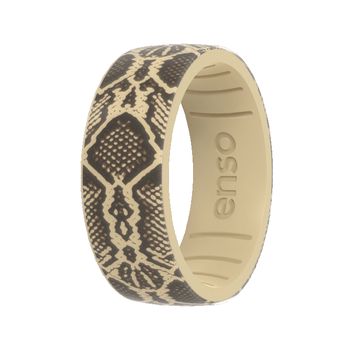 Animal Prints Silicone Ring - Snake Scales